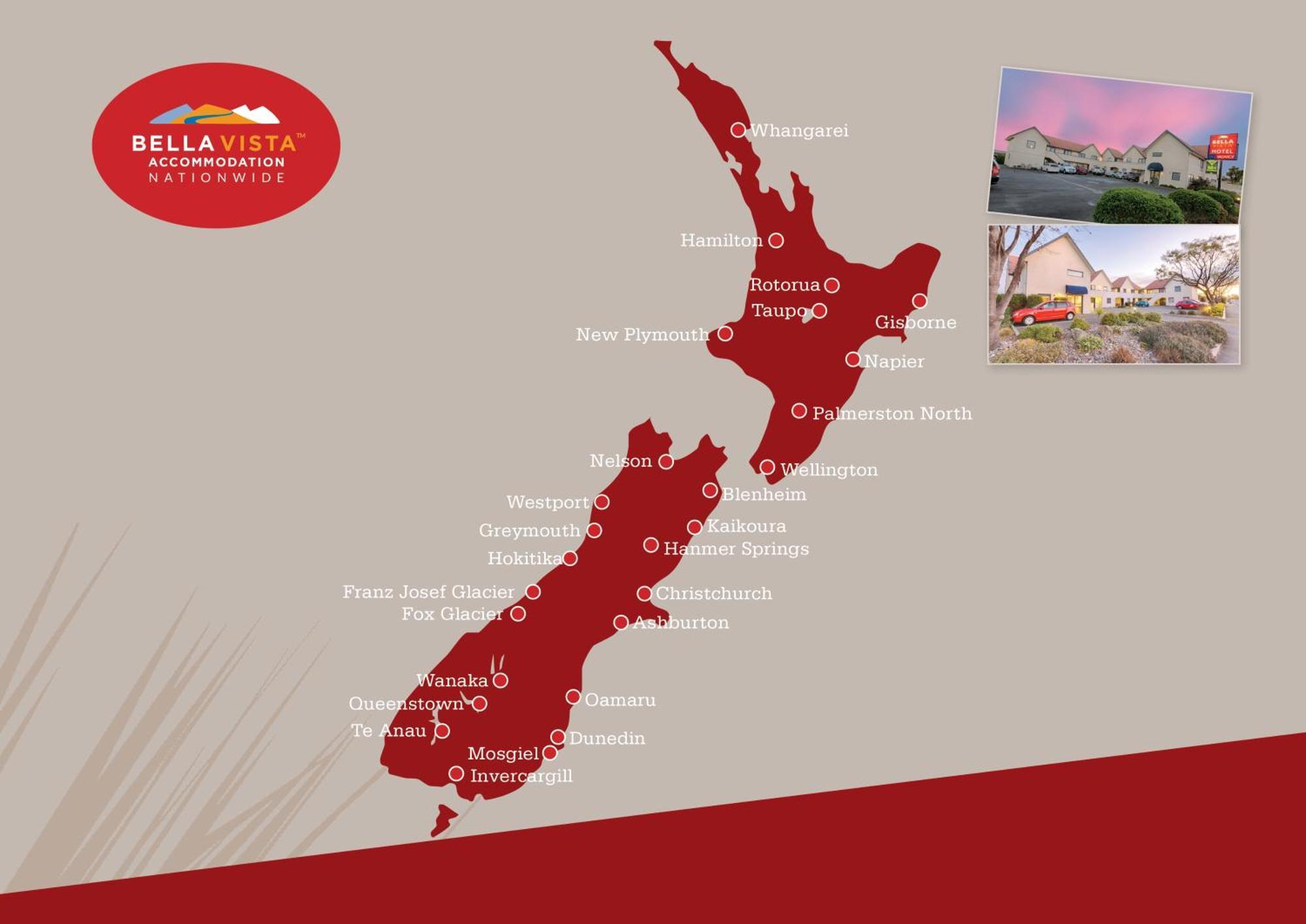 Bella Vista Motel Te Anau Eksteriør billede